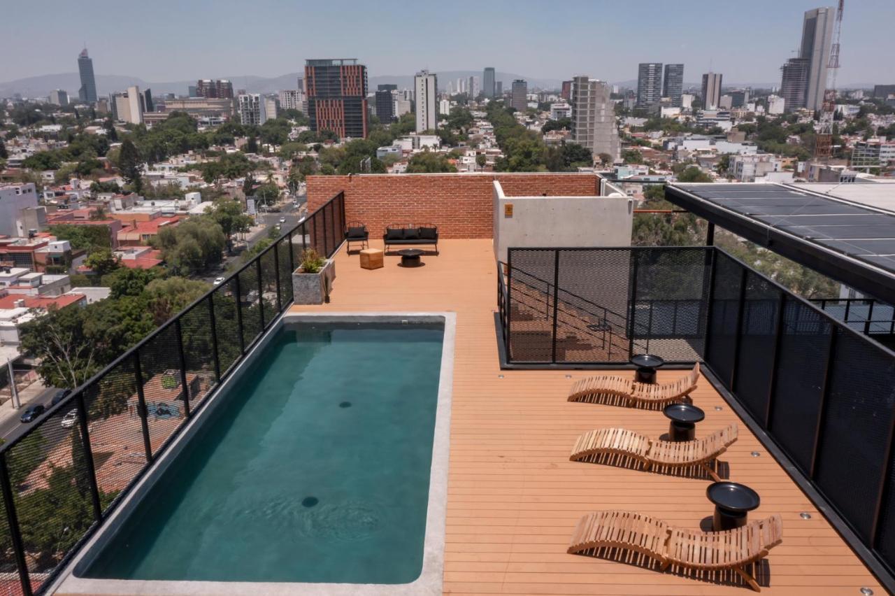 Retroclub Flat Witgdl Aparthotel Guadalajara Exterior photo
